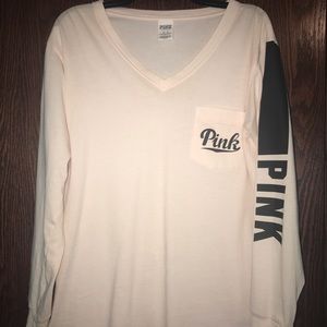 Pink long sleeve shirt